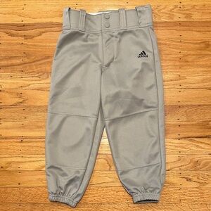 Adidas Kids Gray Baseball Pants ⚾️